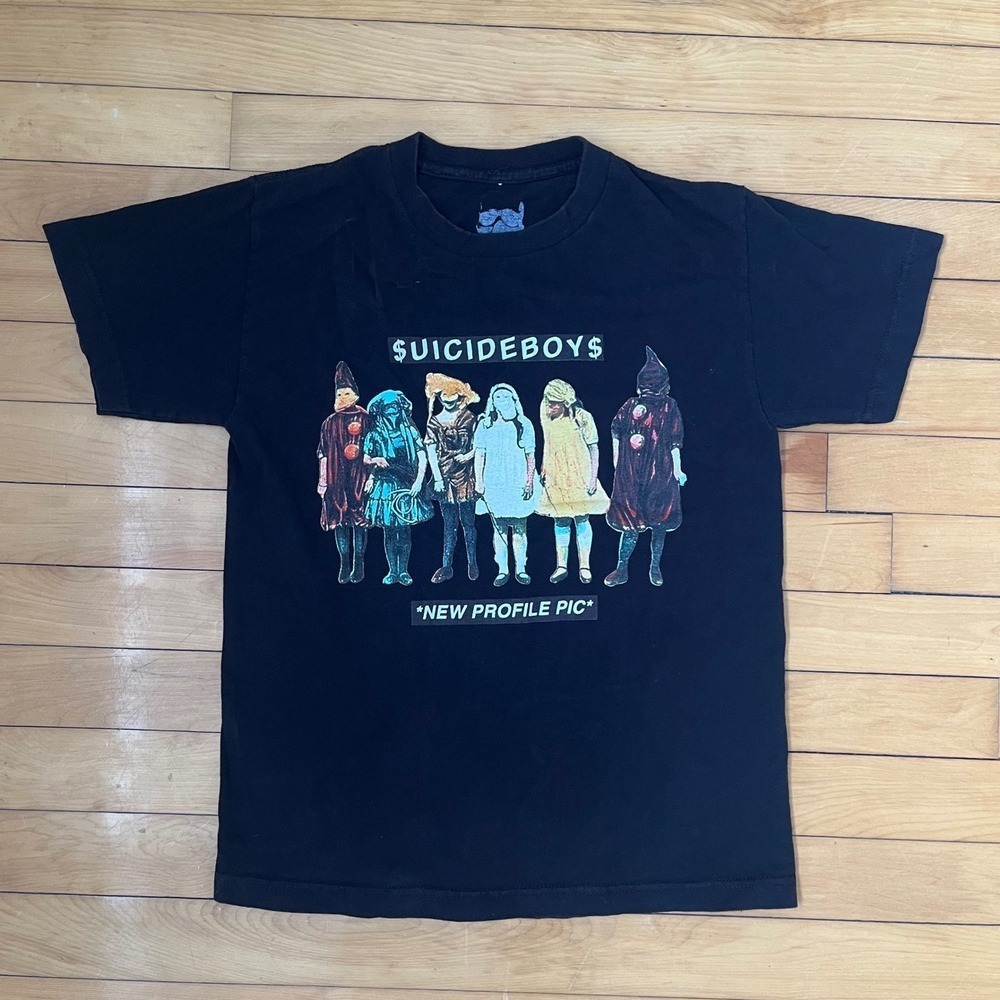 Suicideboys G59 Records New Profile Pic Black Graphic T-Shirt Mens Small